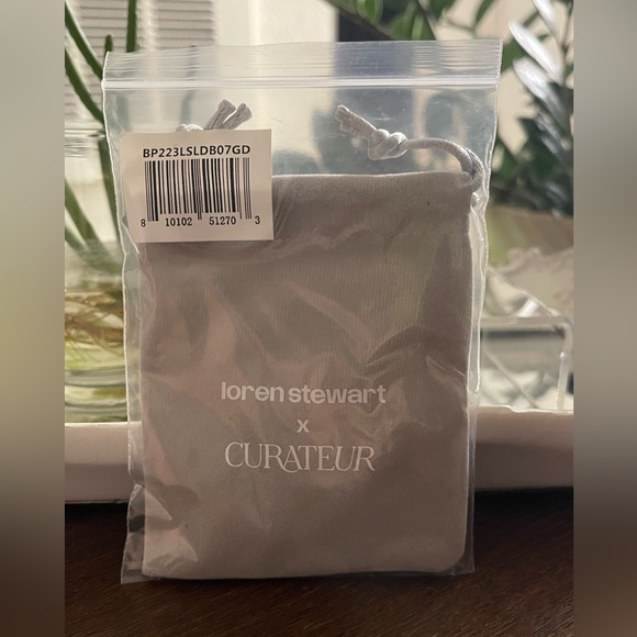 LOREN STEWART × CURATEUR Women’s Gold Deux Open Band Ring Size 7 - Picture 8 of 8